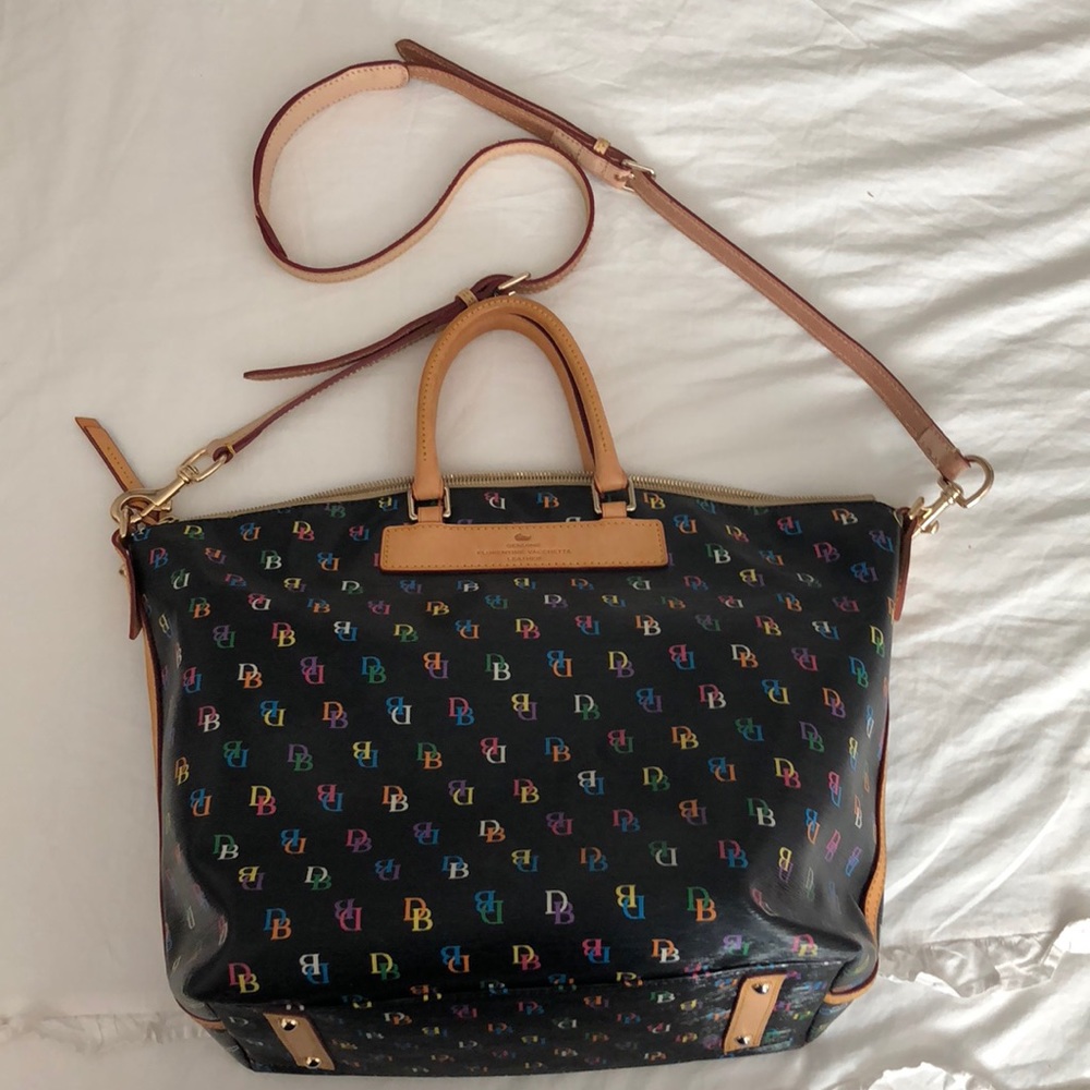 Dooney & Bourke black multicolor IT bag
